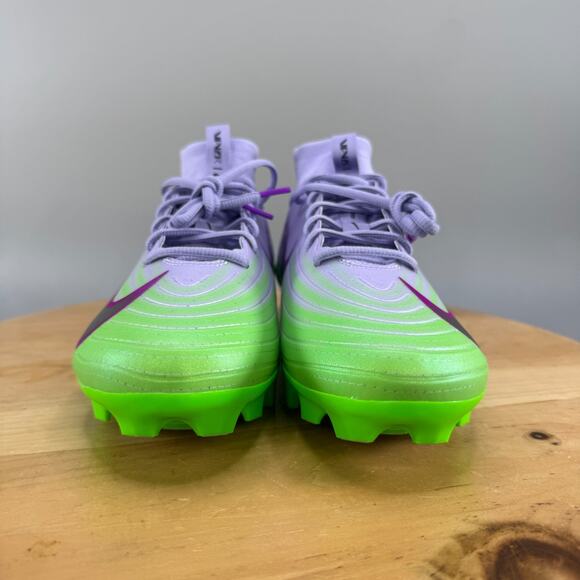 Nike Vapor Pro 1‎ Mens Size 10 Football Cleats Green Purple IB8250-500 NEW main image 7